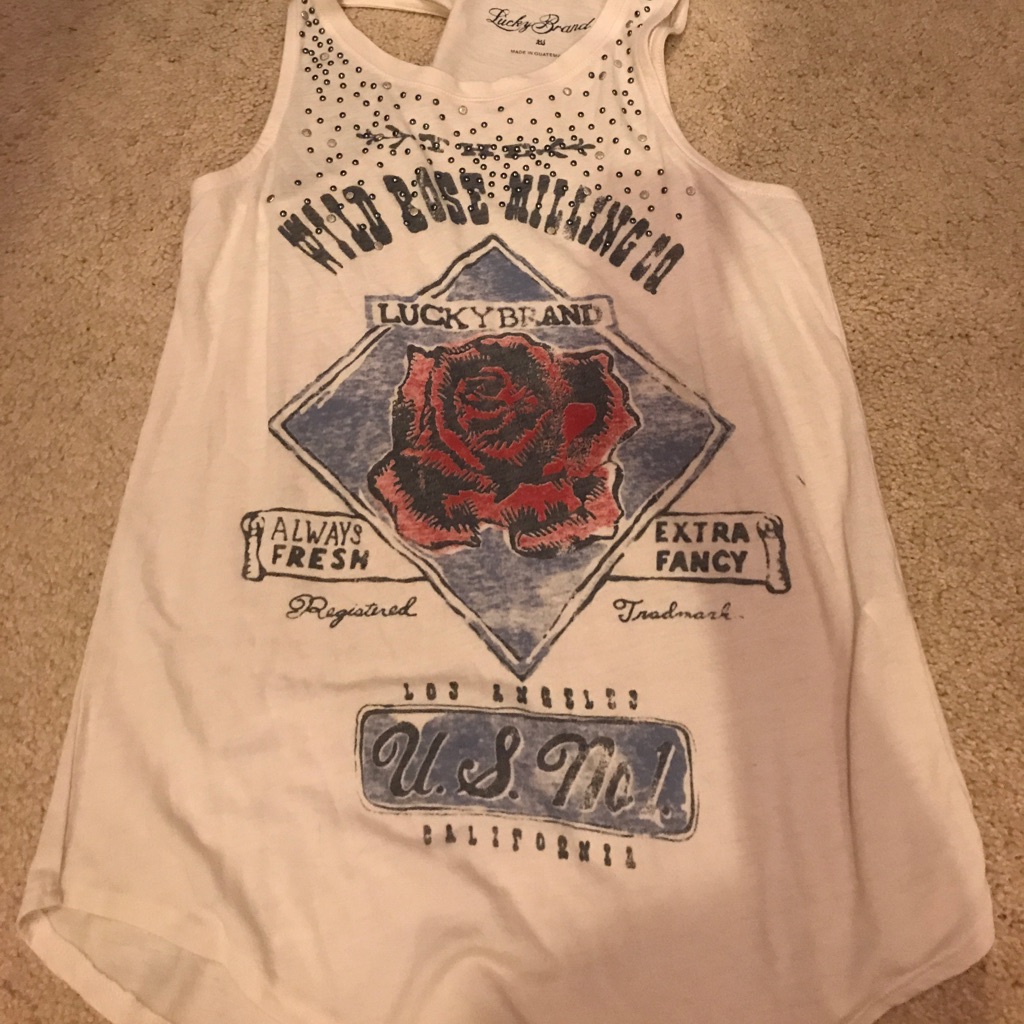 Brand New Lucky Brand Studded Top